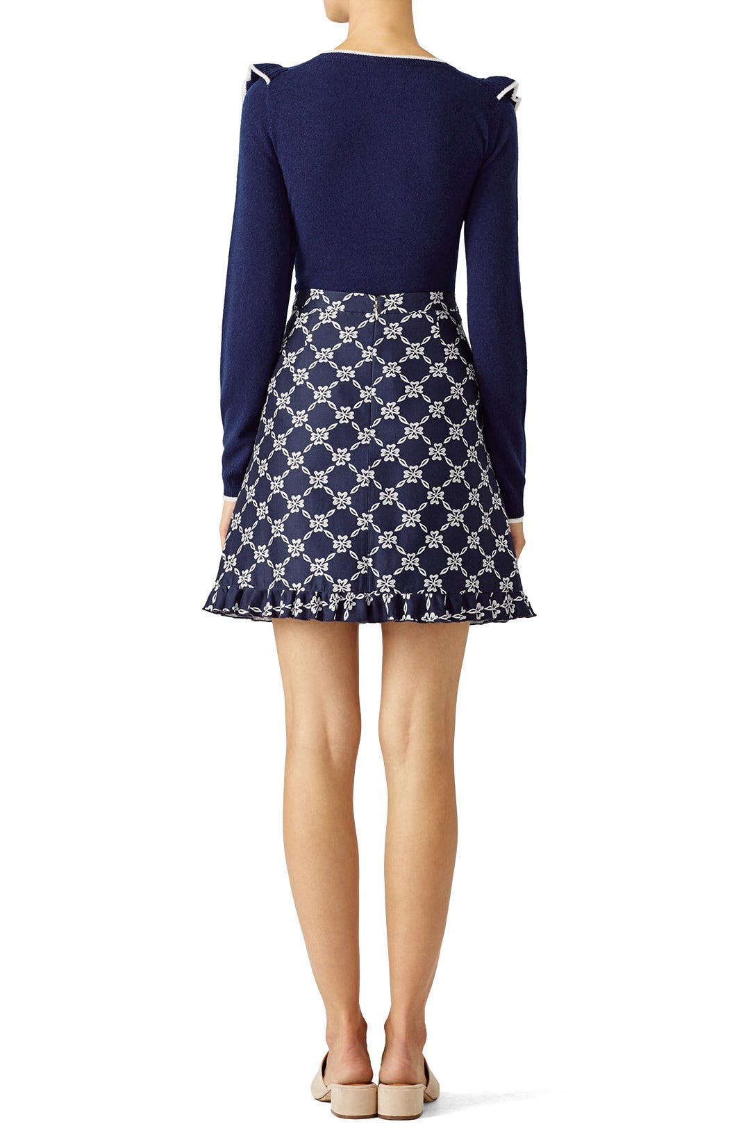 Nora Ruffle Sweater by Draper James 1