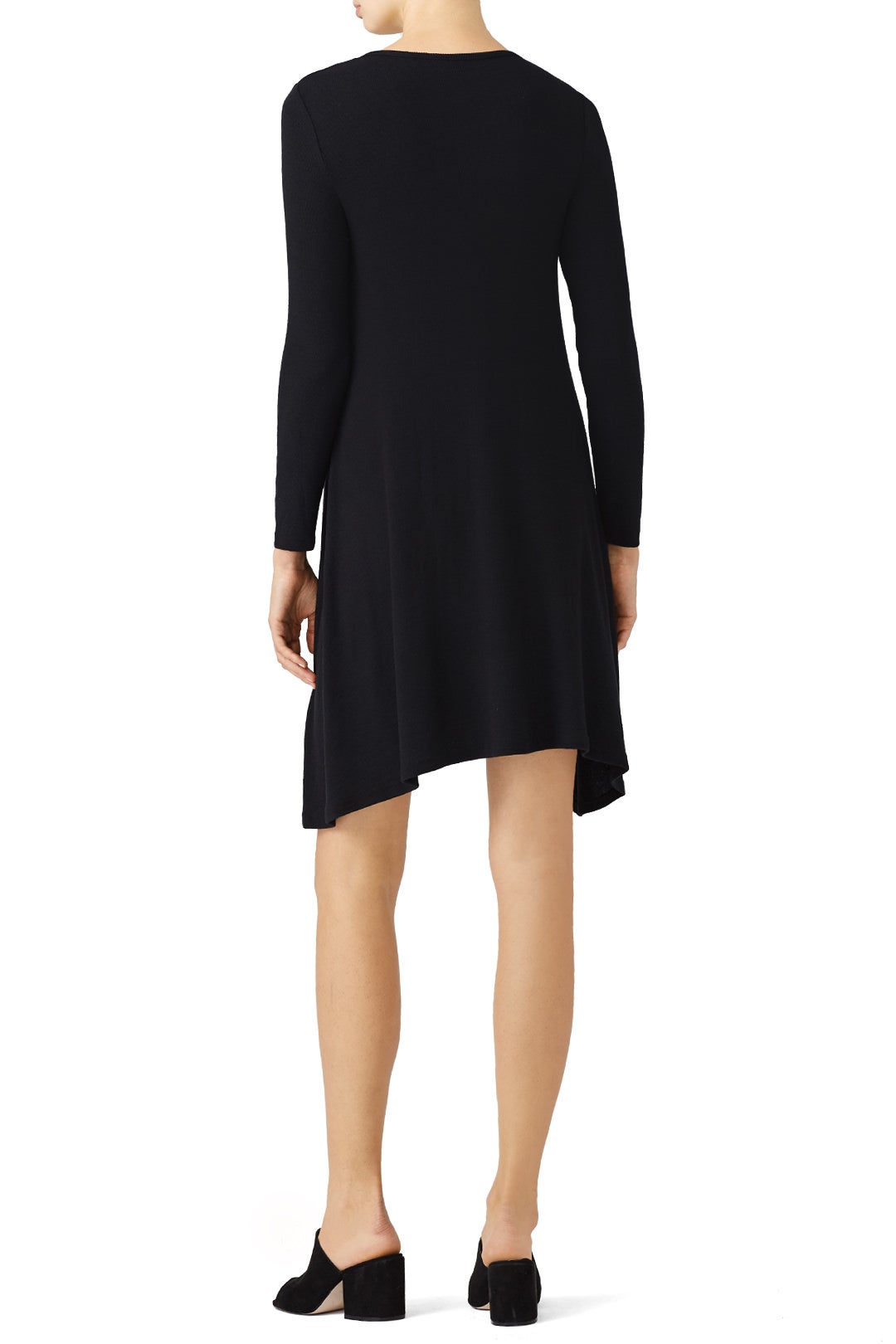 Black Trapeze Maternity Dress by Ingrid & Isabel 1