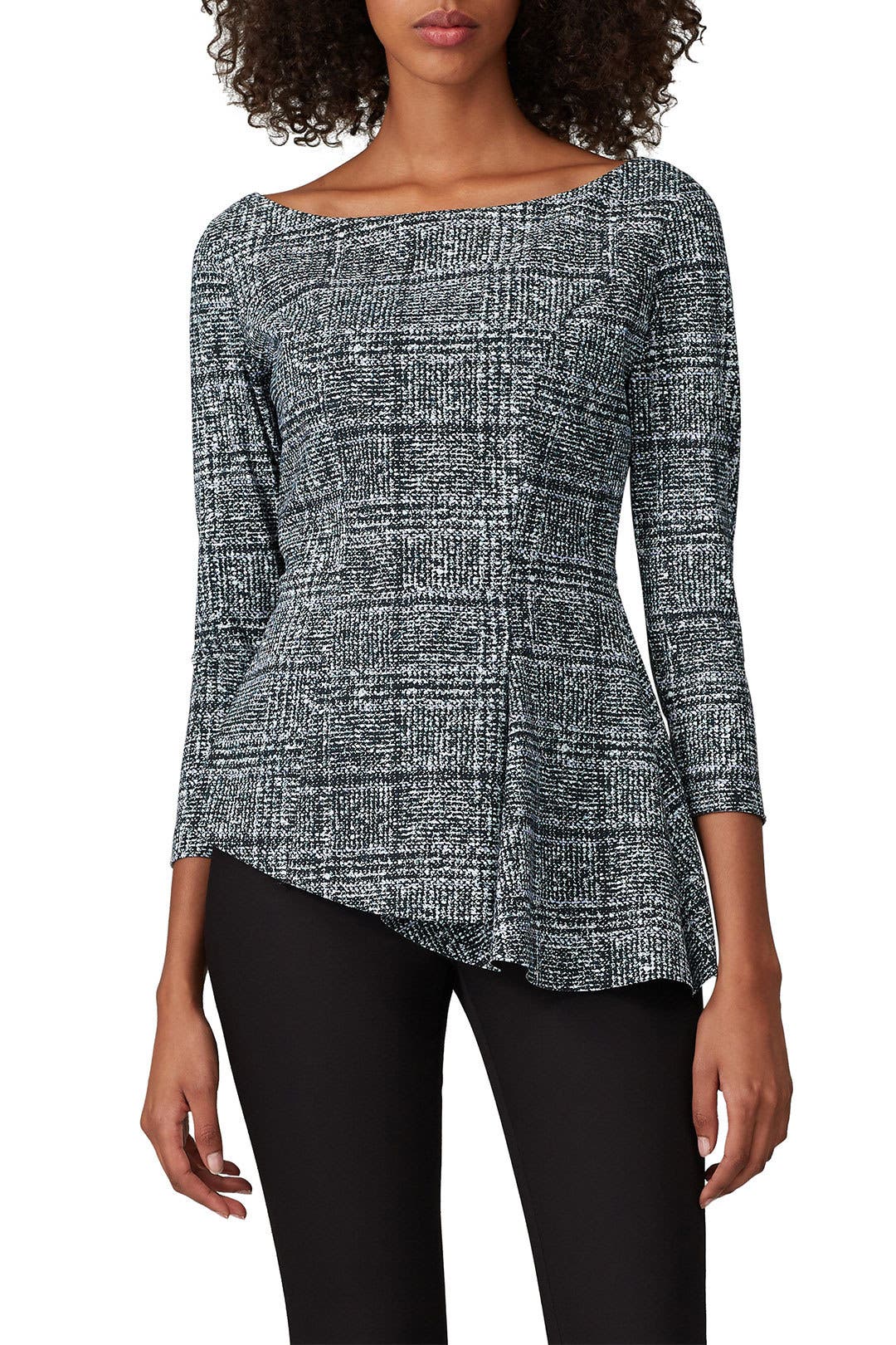 CHIARA BONI LA PETITE ROBE 売れ筋商品|||チアラ・ボニ・プティ・ローブ Tシャツ トップス レディース Tops Grey Camila Top by Chiara Boni La Petite Robe | Rent the Runway