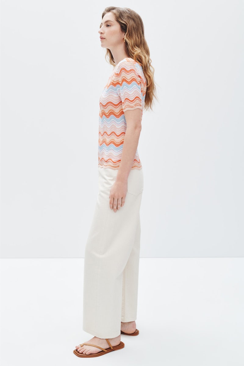 Scallop Wave Top by Milly - Photo 1