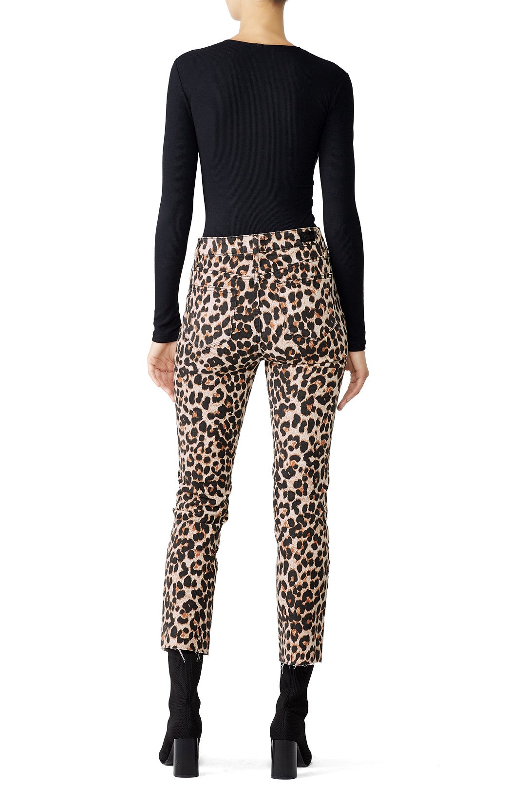 Sahara Leopard Hoxton Jeans by PAIGE 1