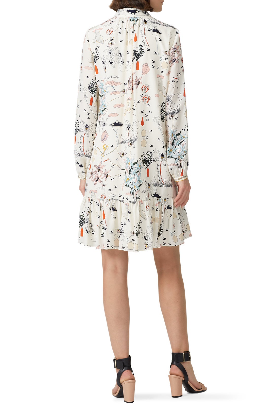 Printed Cora Dress by Tory Burch | Rent the Runway 