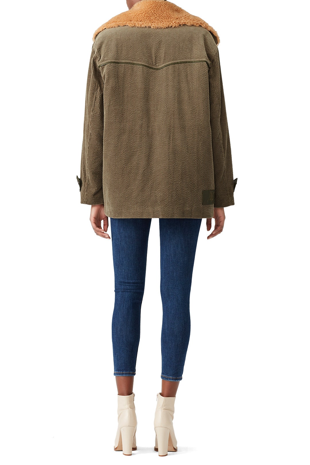 Faux Sherpa Corduroy Jacket by Avec Les Filles 2