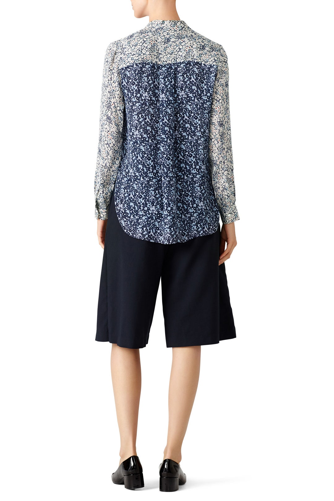 Floral Henley by Derek Lam 10 Crosby 2