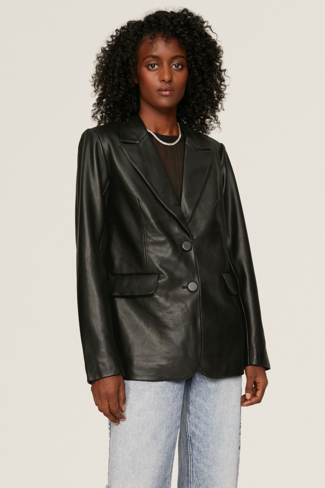 Better Than Leather Blazer by GOOD AMERICAN 1