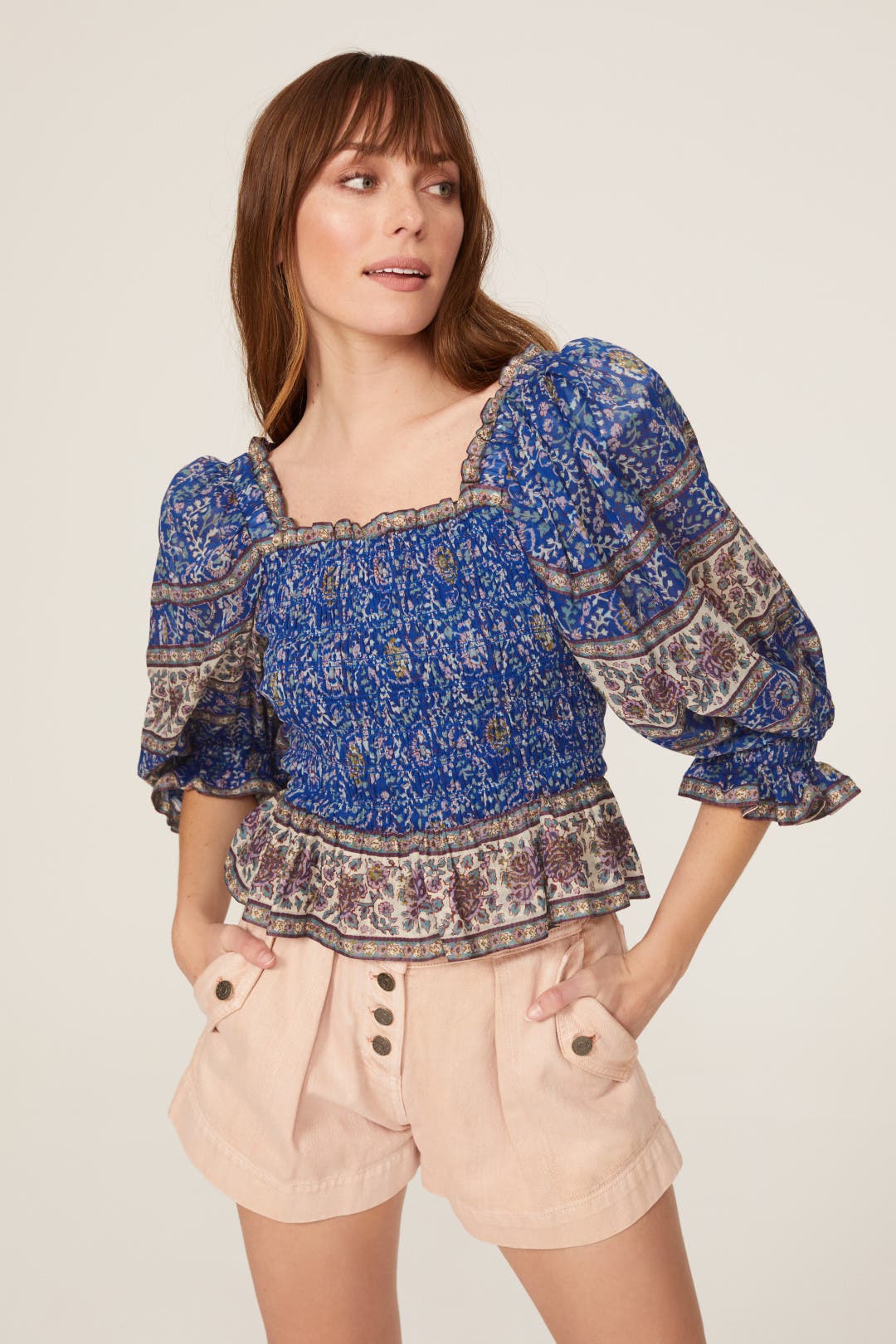 Rosita Smocked Top by Sea New York | Rent the Runway