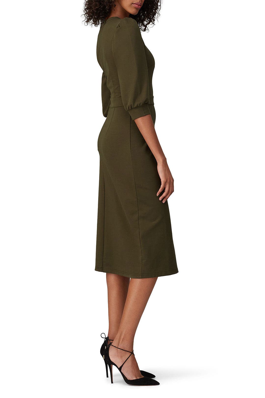 Green Grayson Dress by CAARA 1