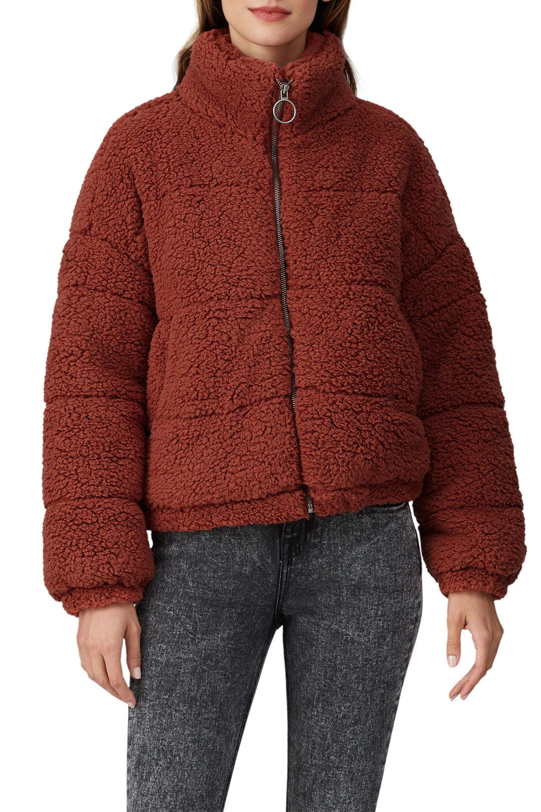 Rust Sherpa Puffer by Louna 2