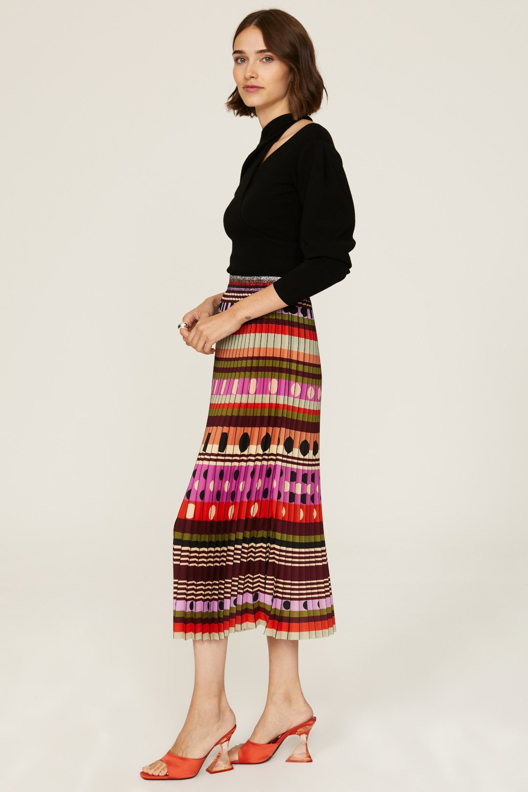 Jagger Pleated Skirt by Le Superbe 1