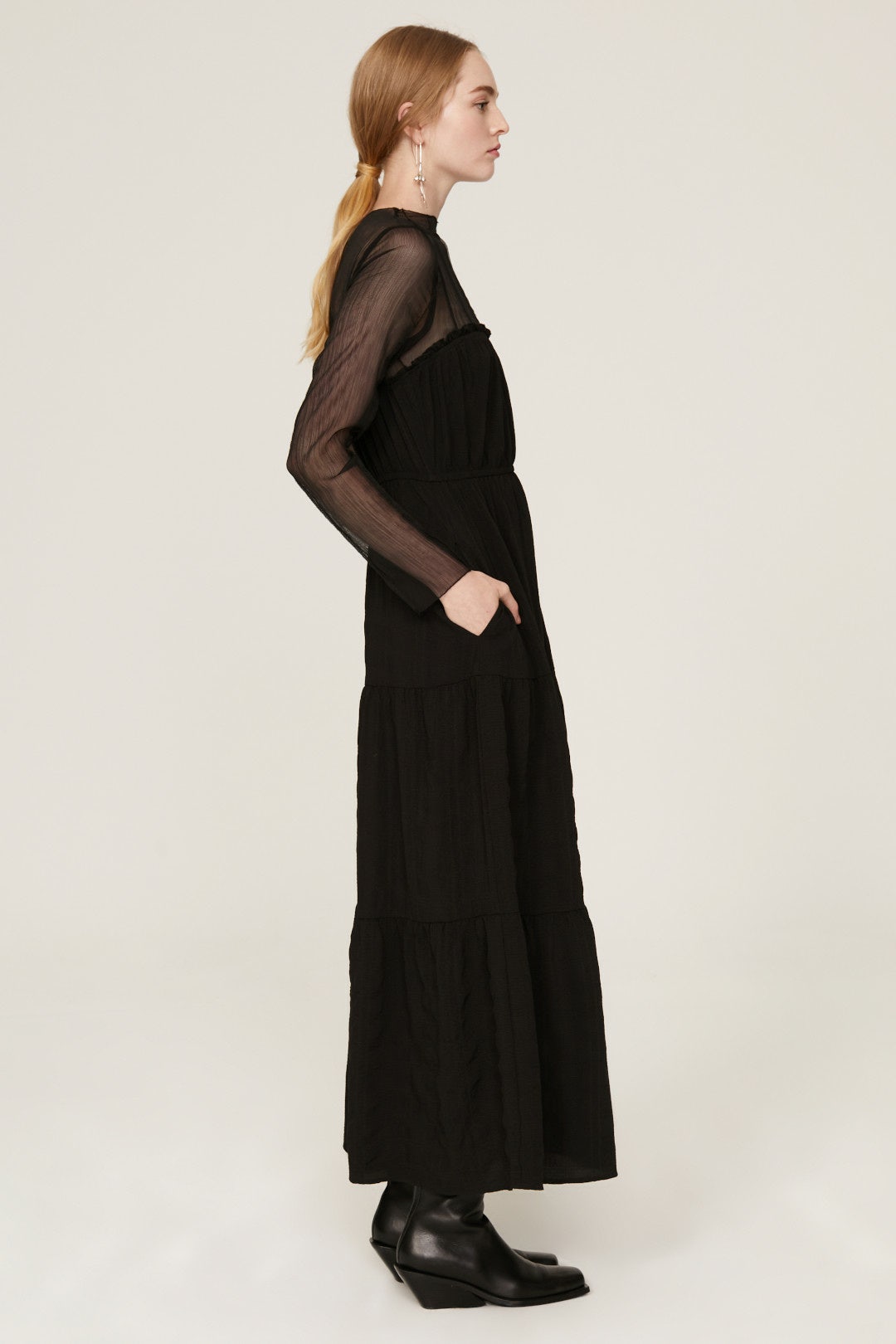 Sheer Midi Dress by Pamela Love x RTR 2
