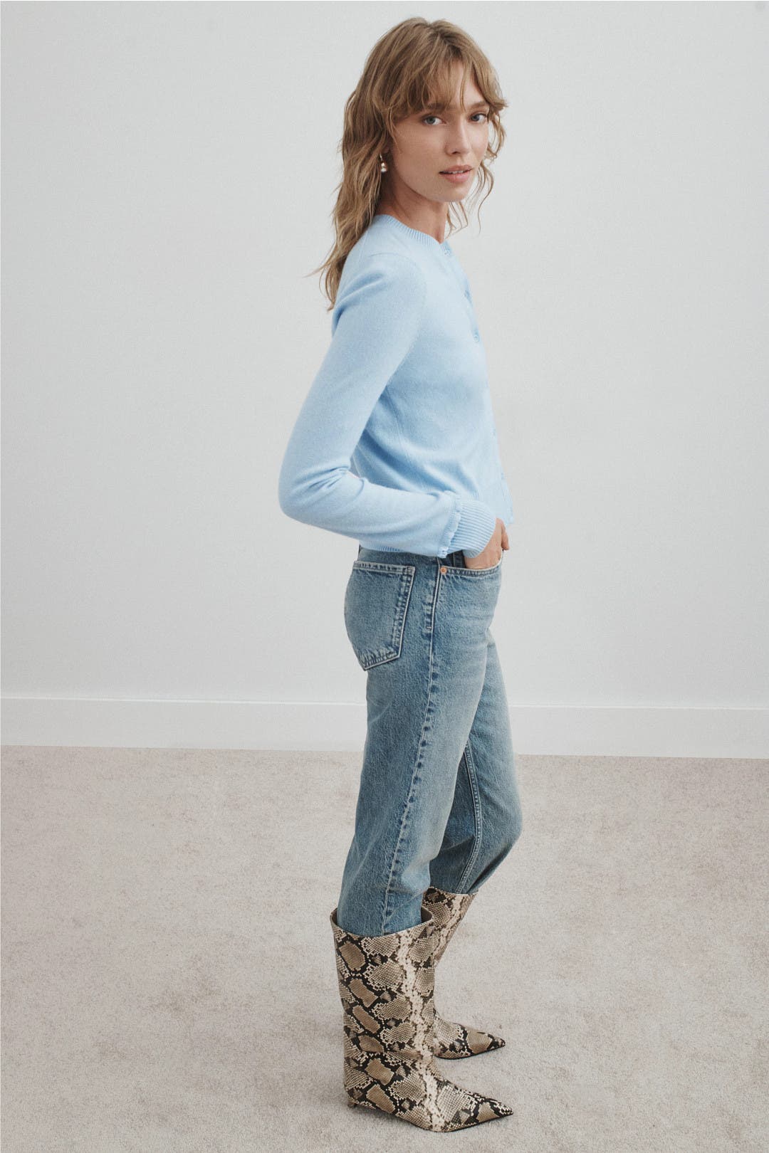 SANDOROサンドロ エイミー カーディガン Emile Cardigan With Ruffle Sleeve by Sandro | Rent the Runway