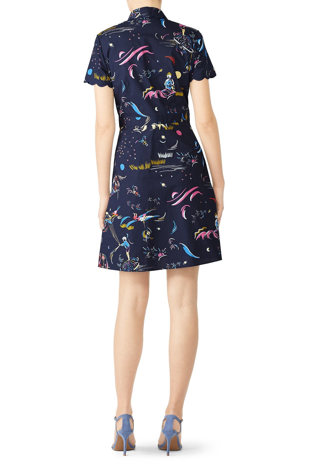 Scallop Edge Shirtdress by Tory Burch 2