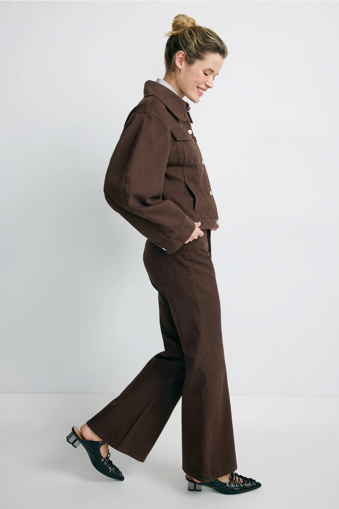 Villies Curved Collar Jacket by By Malene Birger 1