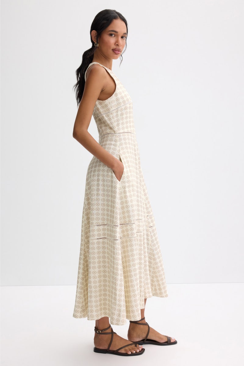 Sleeveless High Neck Midi Dress by Ted Baker London - Photo 1