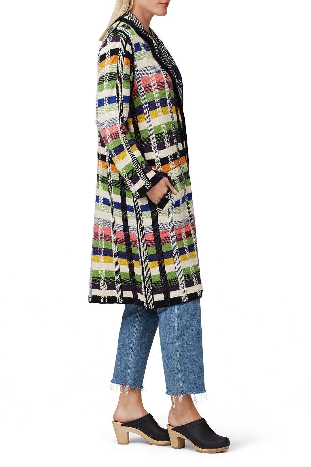 Three Button Plaid Coat by Aldomartins 2