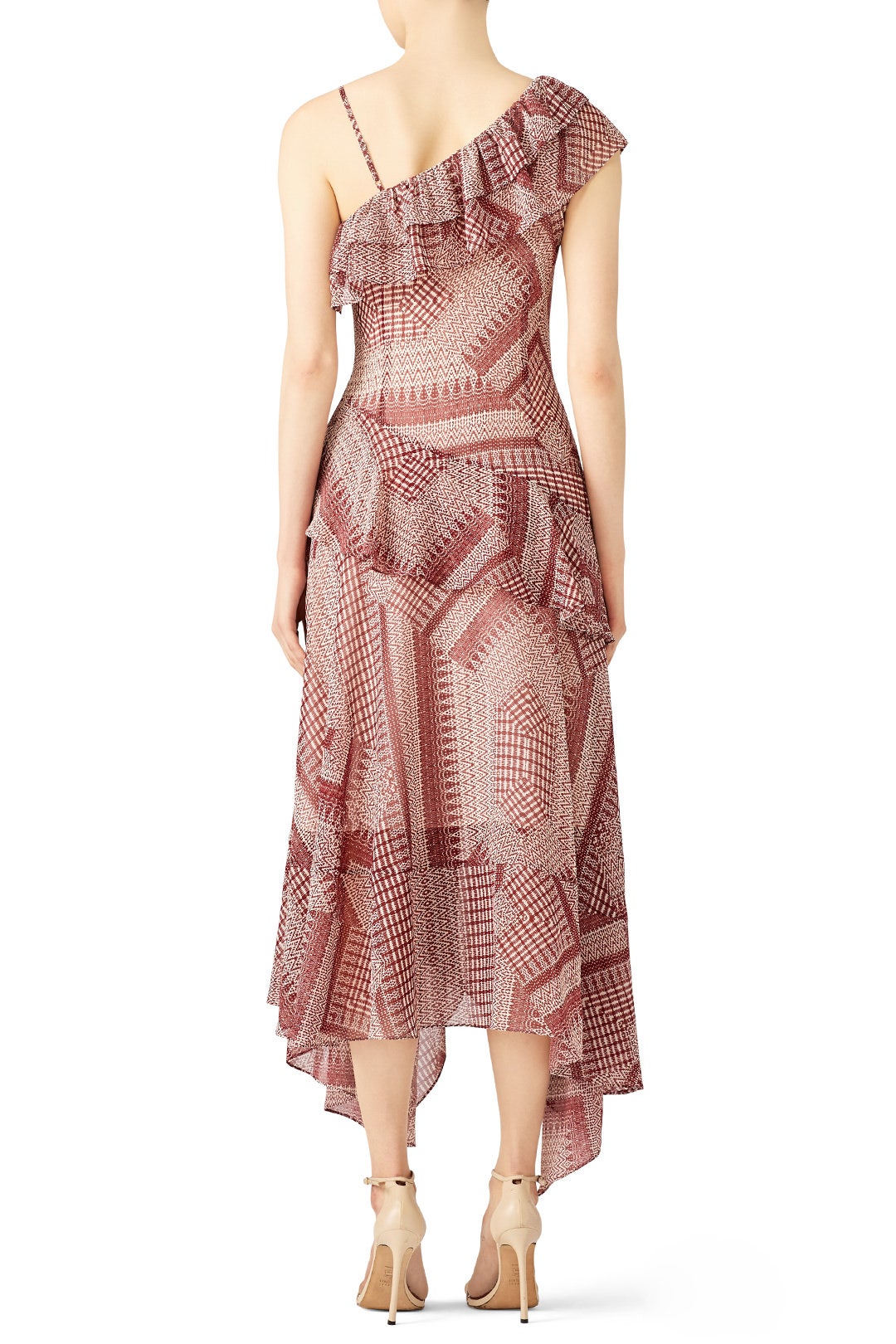 Red Printed Veronica Maxi by Rebecca Minkoff 2