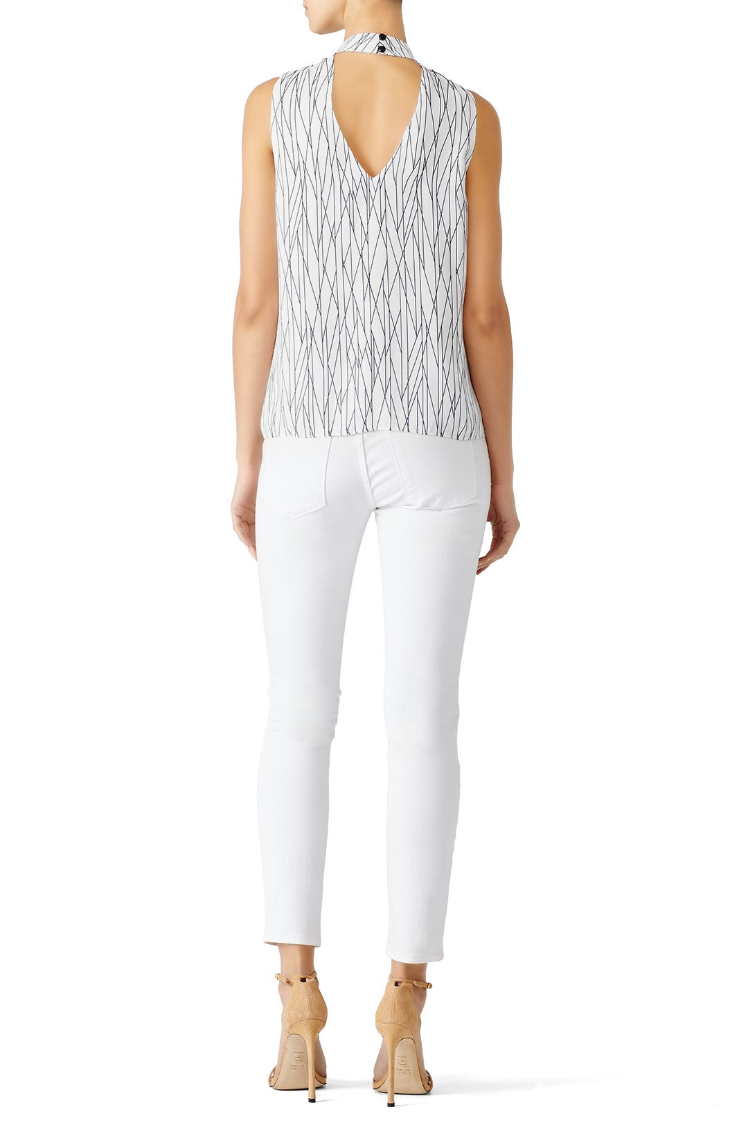 White Printed Billy Top by Waverly Grey 2