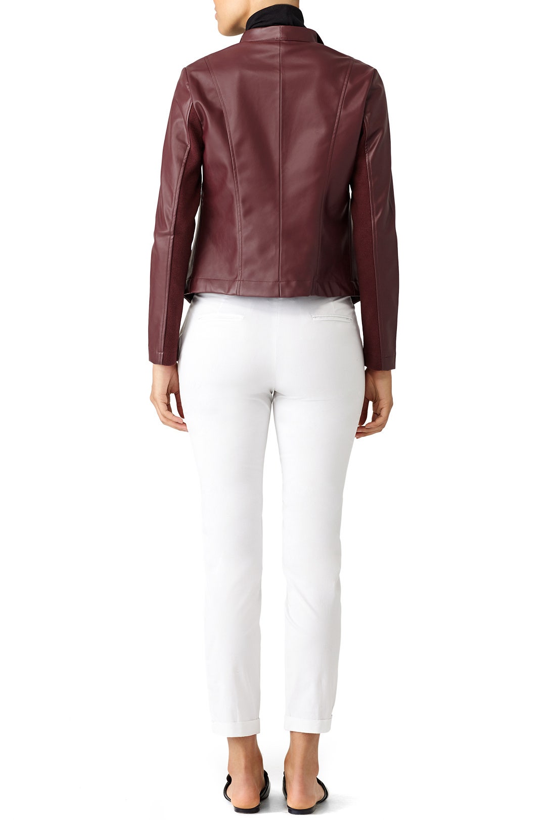 Burgundy Lillian Faux Leather Jacket by BB Dakota 1