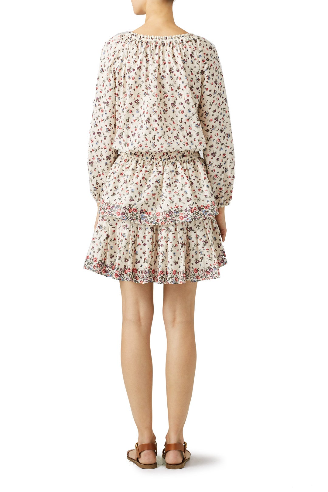 Cream Popover Dress by LoveShackFancy 1