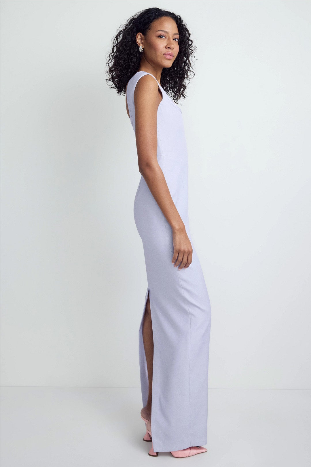 Scoop Neck Corset Gown by Sau Lee 1