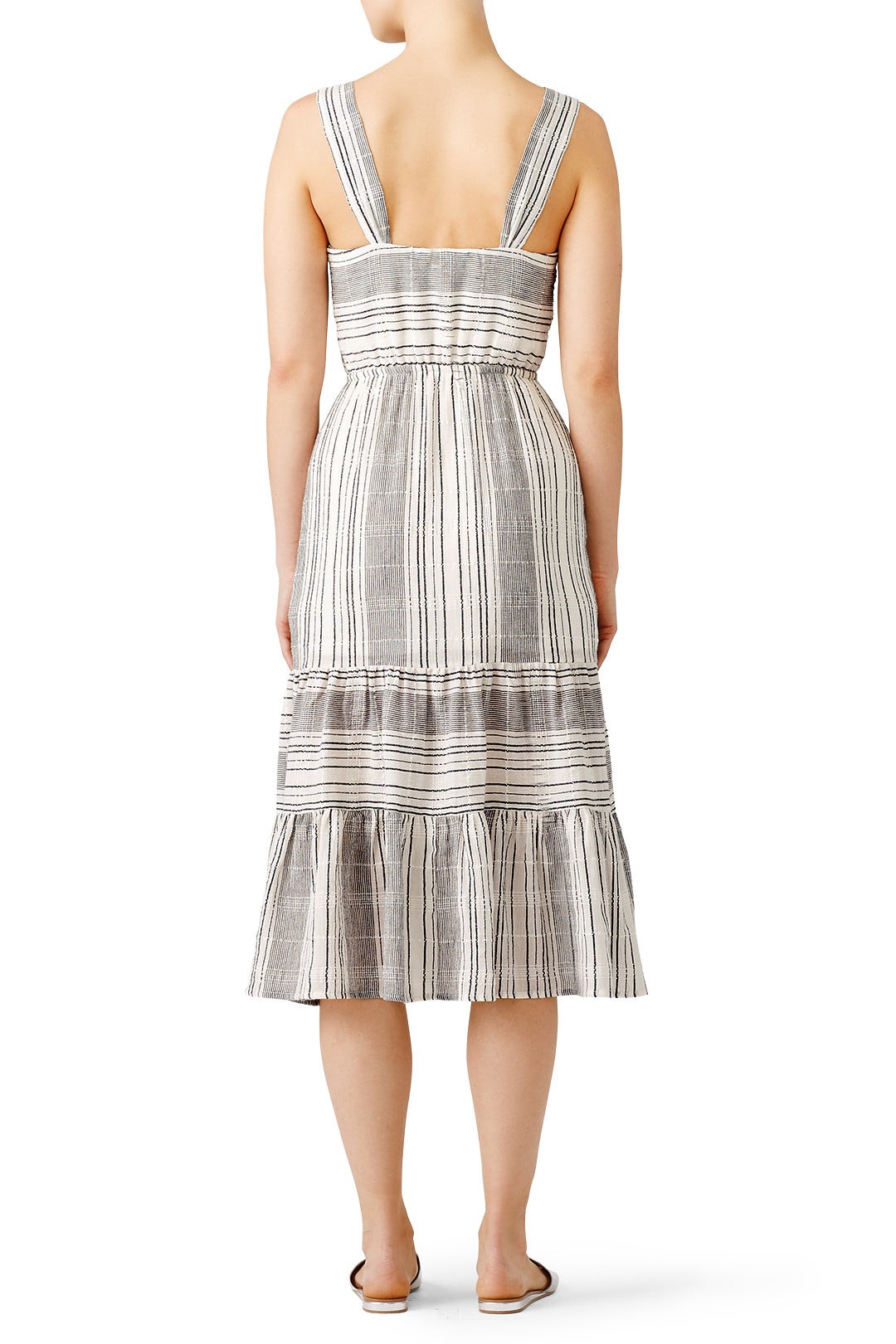 Woven Tie Front Dress by Slate & Willow 2