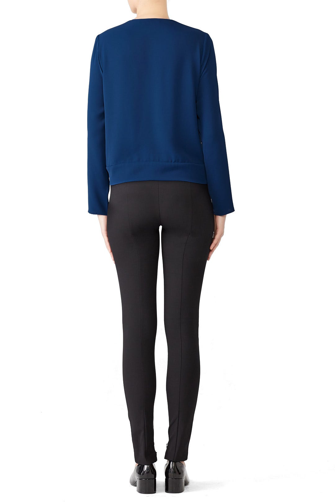Navy Leila Top by Amanda Uprichard 2