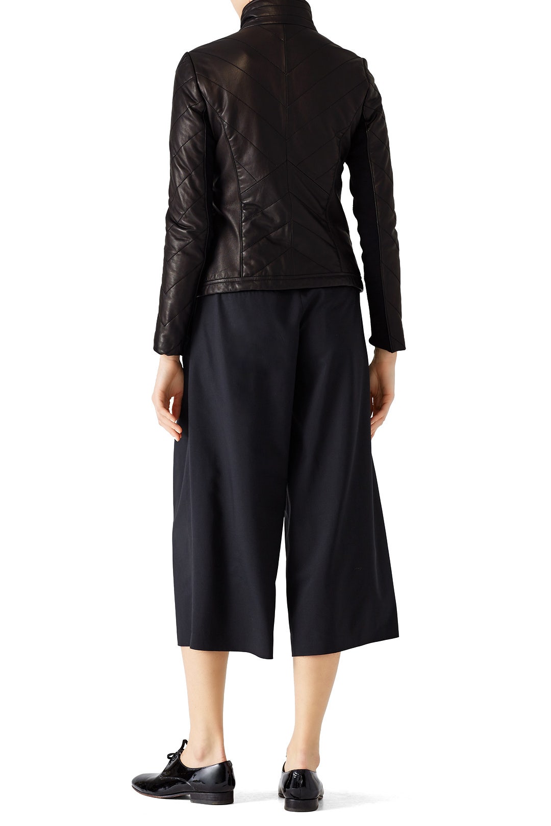 Eloise Leather Jacket by Badgley Mischka 1