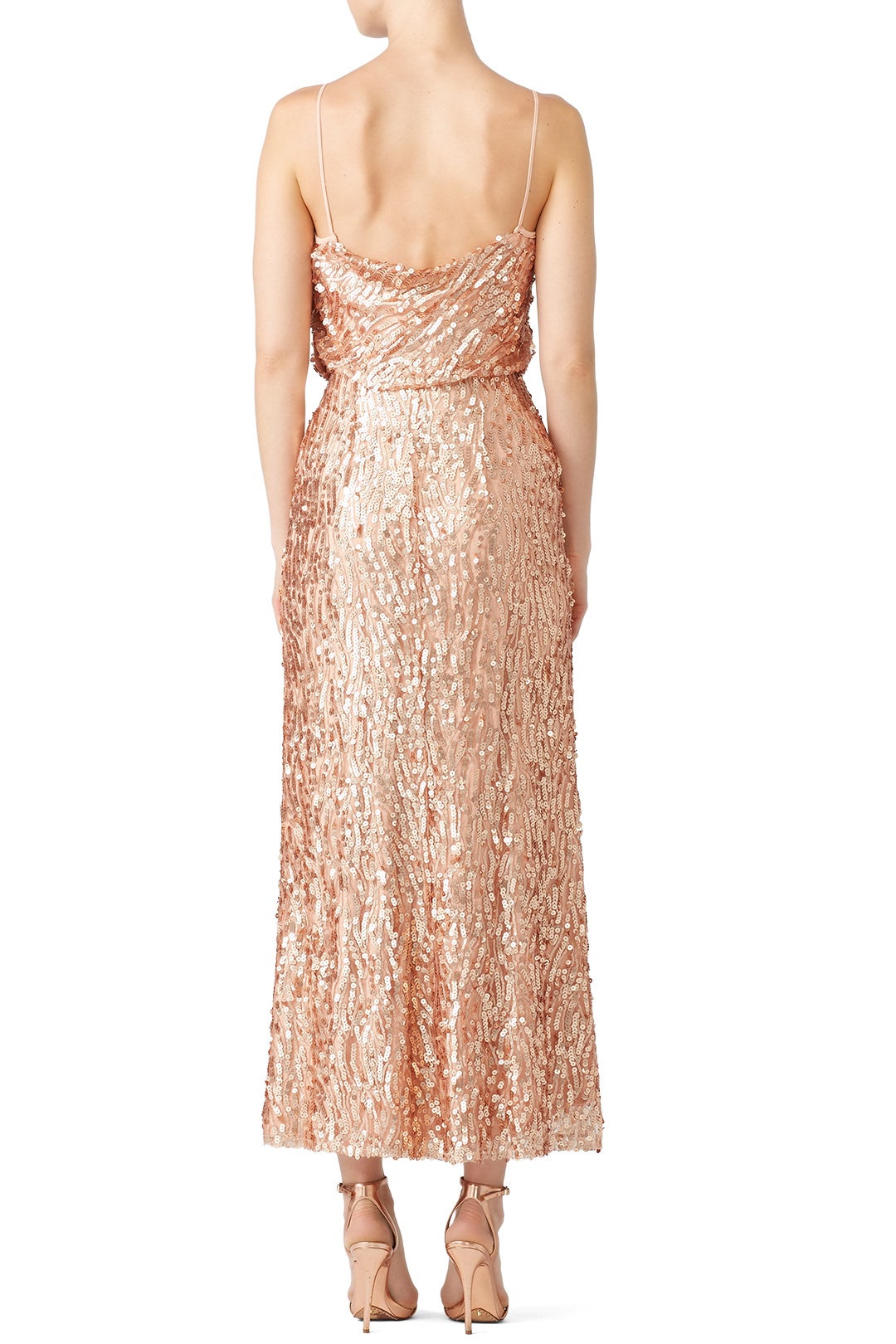 Rose Gold Courtney Gown by Donna Morgan 1