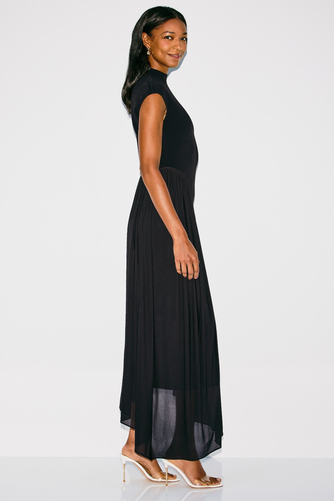 Francis Knit Combo Midi Dress