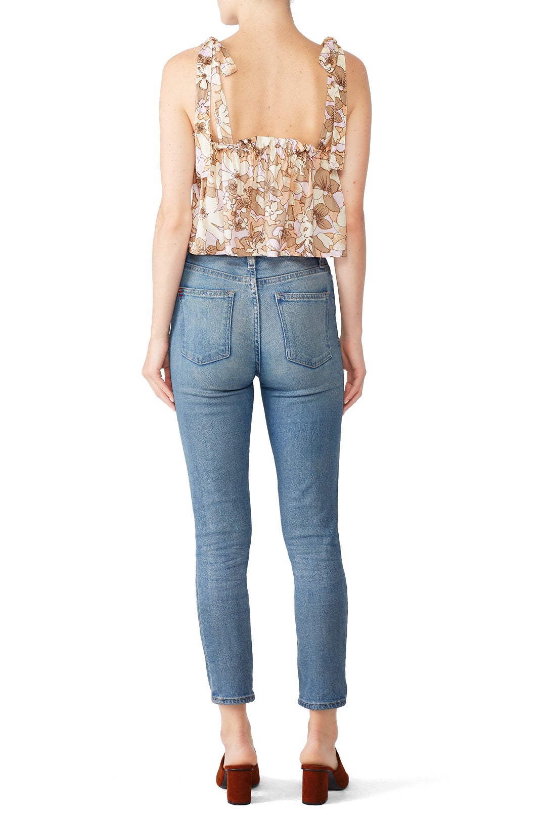Renata Crop Tank Top by For Love and Lemons 2