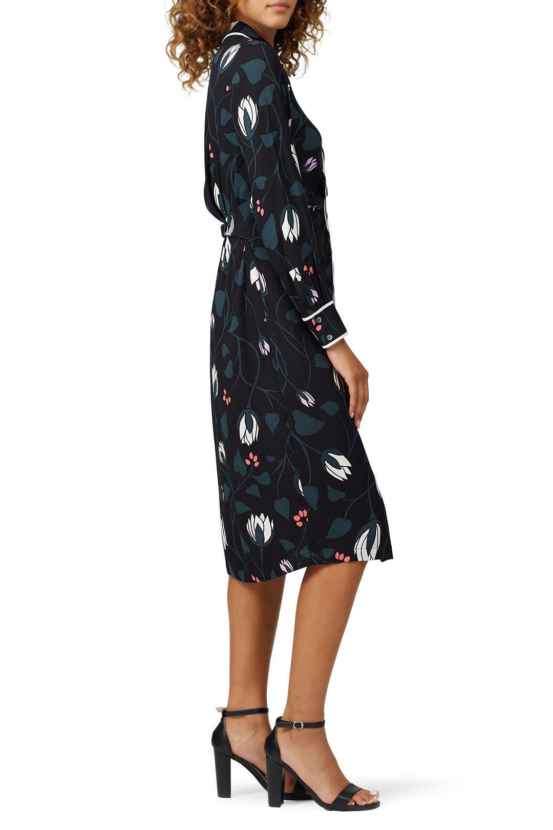 Deco Bloom Crepe Shirtdress by kate spade new york 2