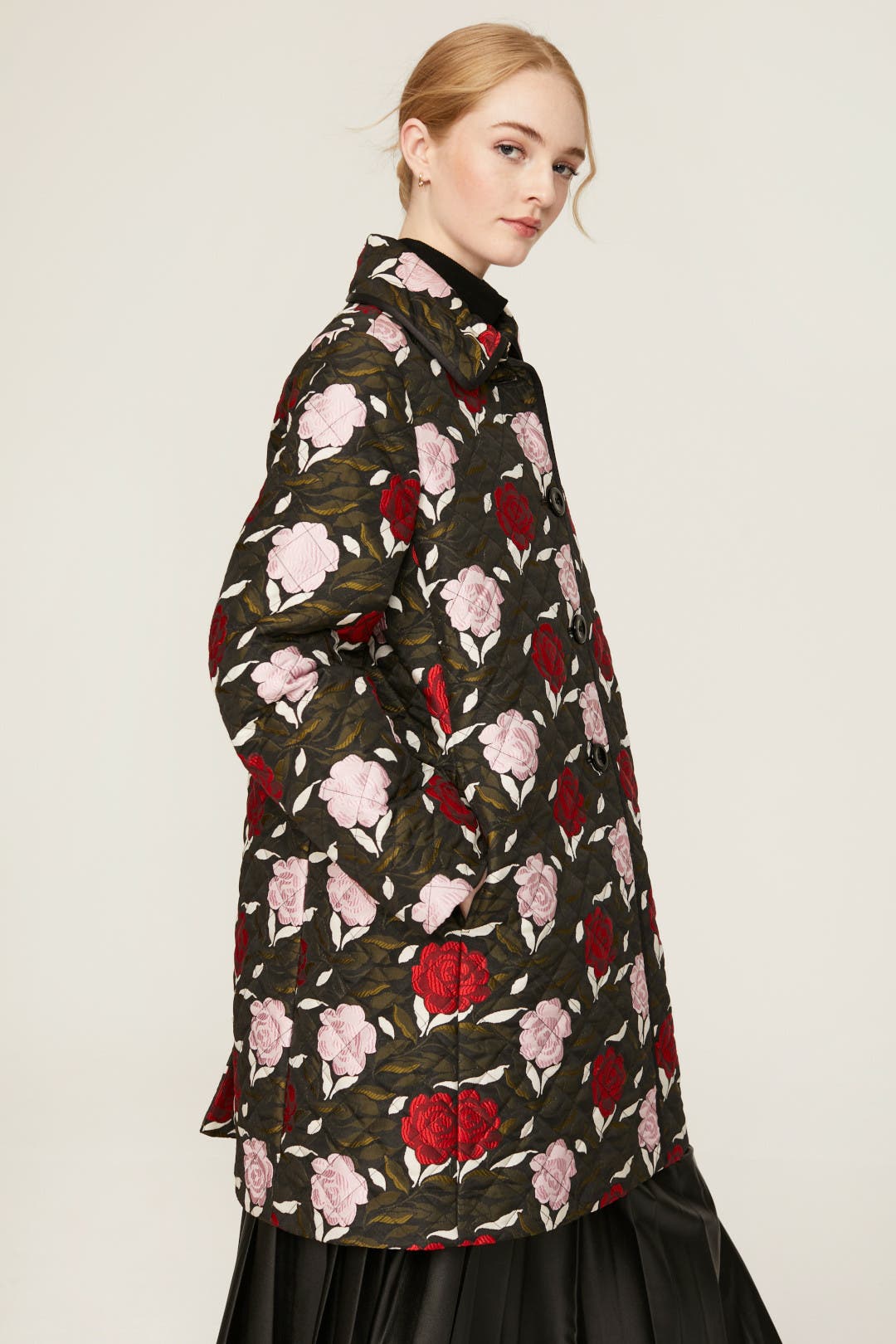 katespadeのコート Rose Garden Brocade Coat by kate spade new york | Rent the