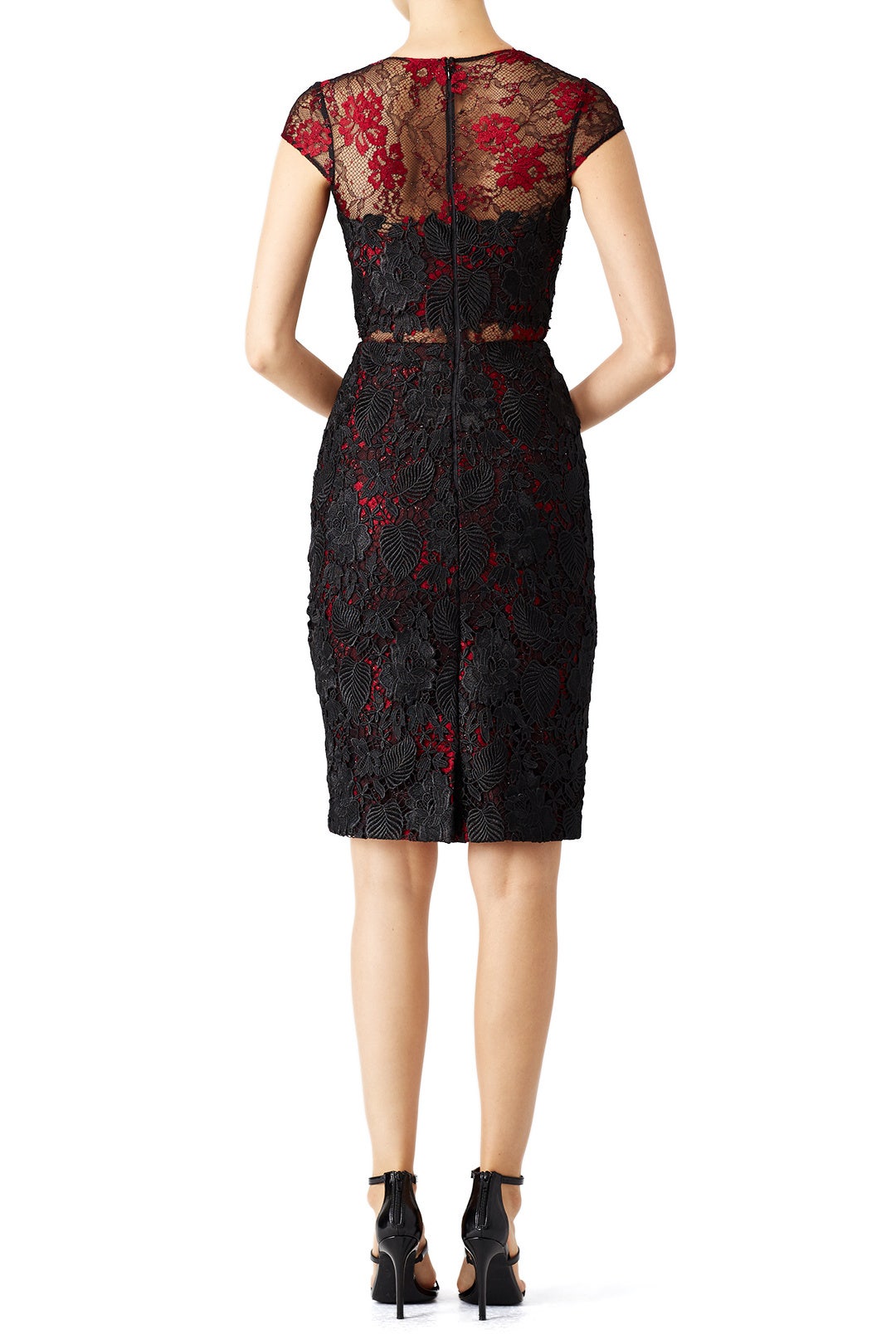 Royal Rose Sheath Dress by ML Monique Lhuillier 1