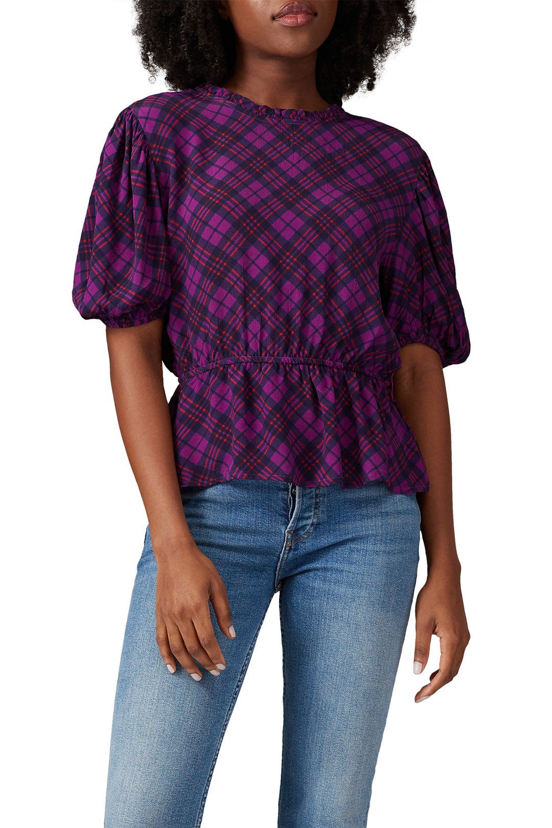 Plaid Victoria Top by RAHI 1
