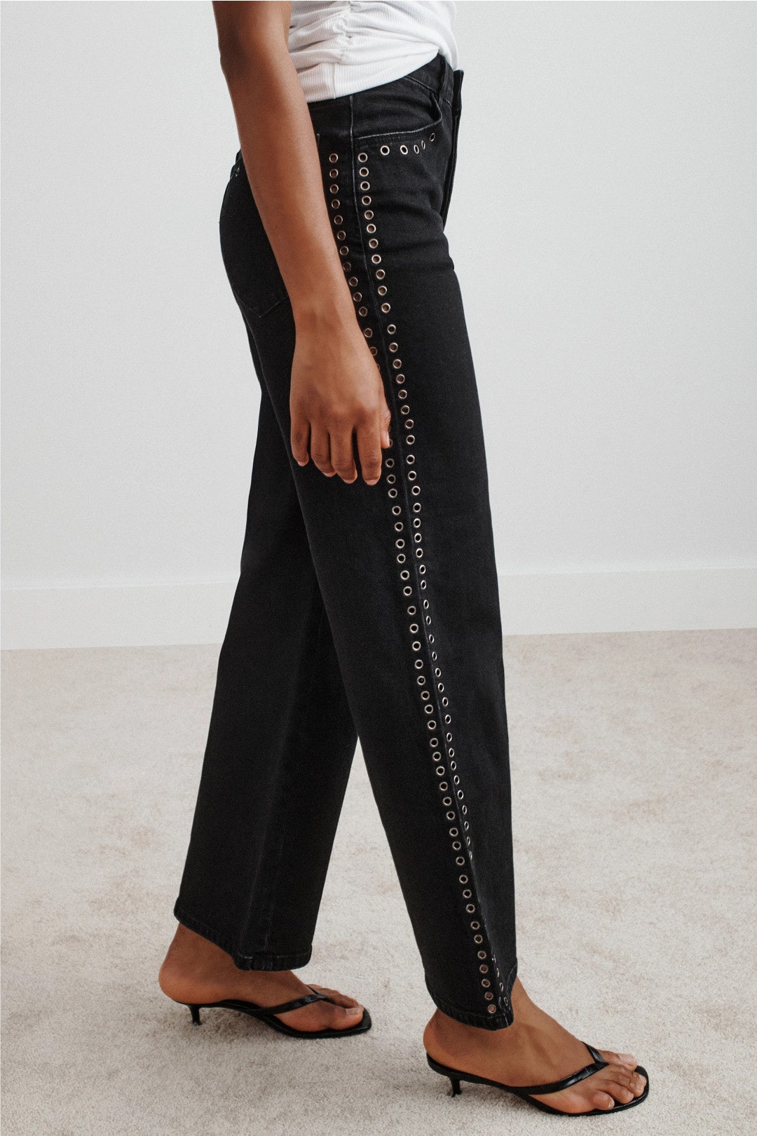 Sailor Scoop Eyelet Jeans by Rolla's 1