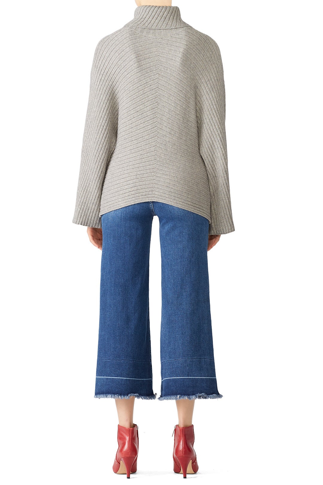 Grey Dolman Sweater by Slate & Willow 2