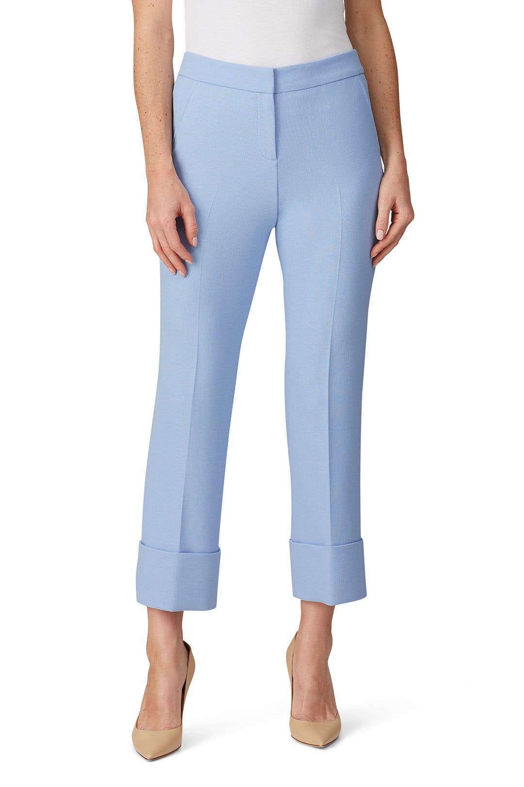 ★Wai Kei★ Piping Track Pants Sky Blue YK22SSPT01 Track Pants Women Piping Detail Wide Leg Baggy Pants Y2K