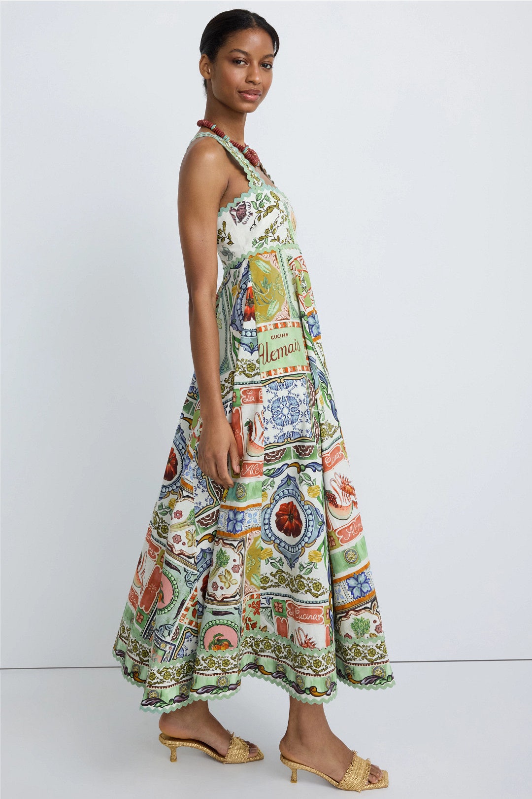 Tommasina Scalloped Dress by ALÉMAIS 2