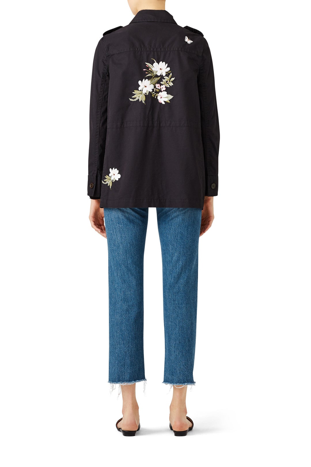 Floral Army Jacket by kate spade new york 1