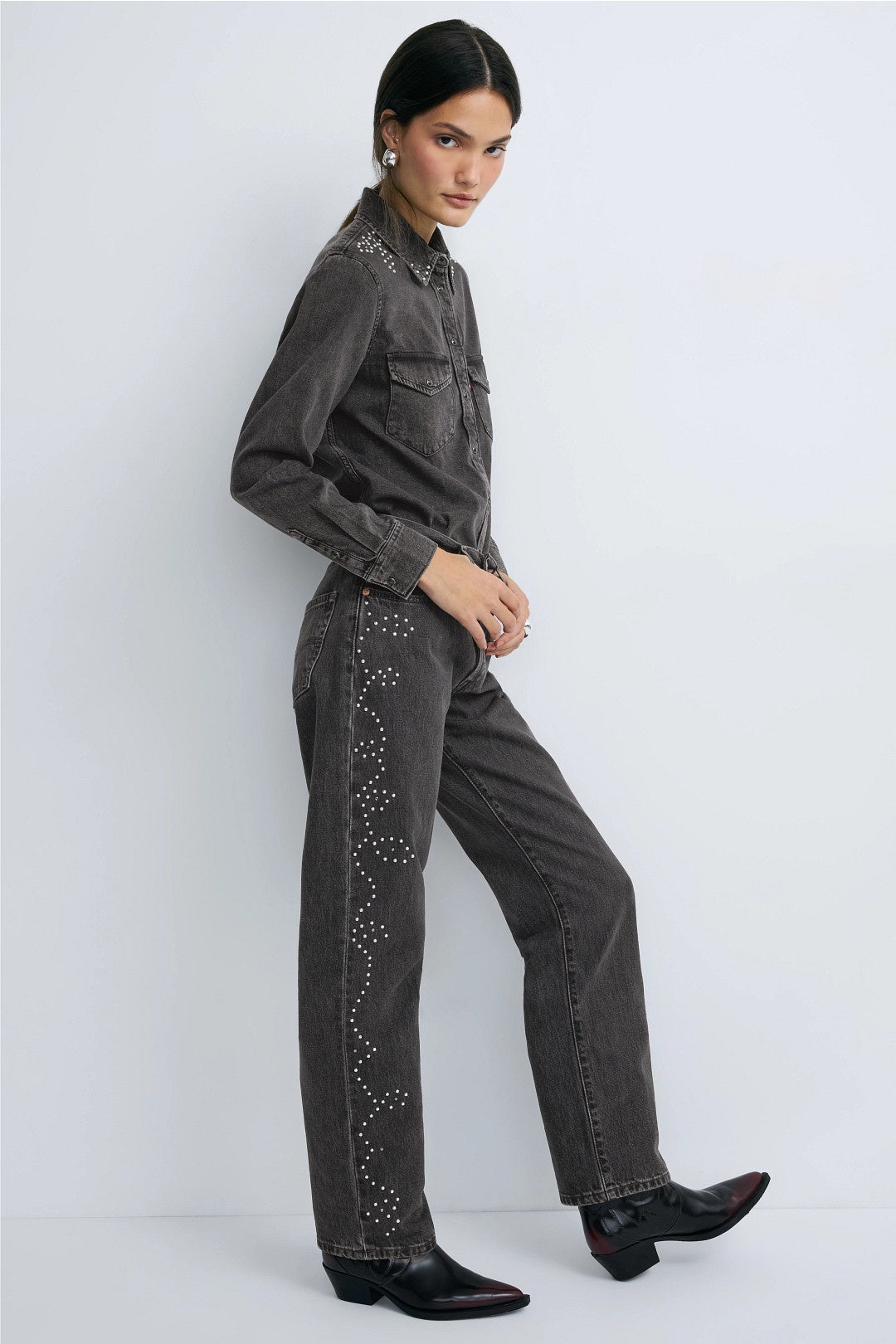 Studded Iconic Western Shirt