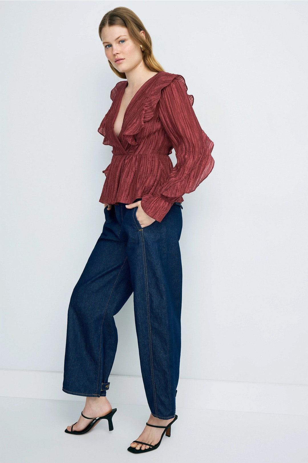 Olivia Ruffle Blouse by Rebecca Taylor 1