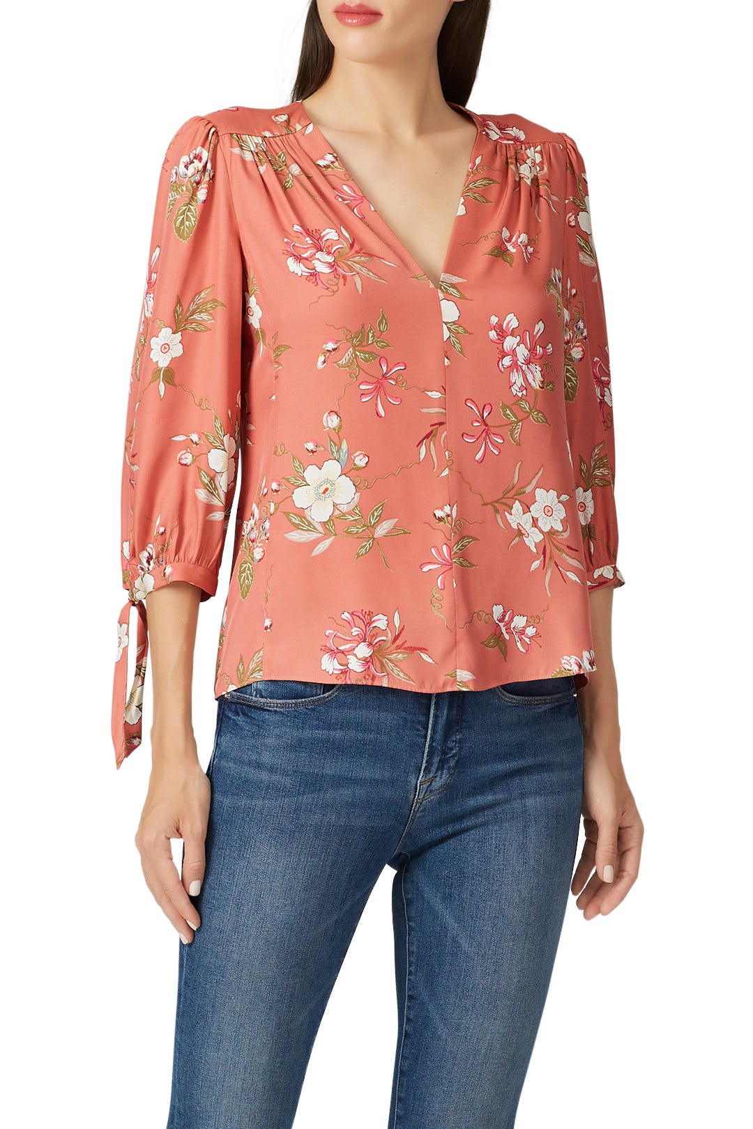 Lita Floral Top by Rebecca Taylor NYC 1