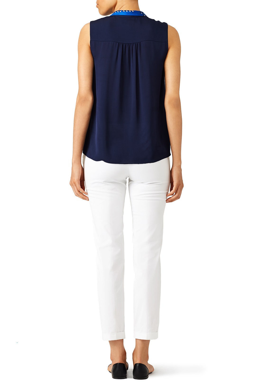 Britni Sleeveless Tie Top by Diane von Furstenberg 2