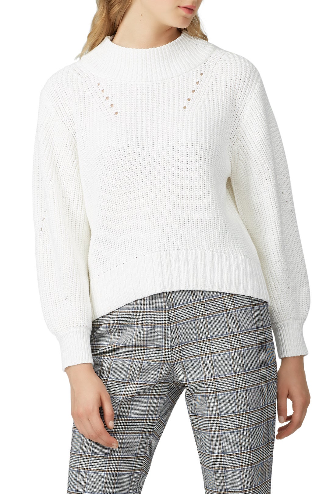 Pointelle Crew Neck Sweater by J.Crew 1