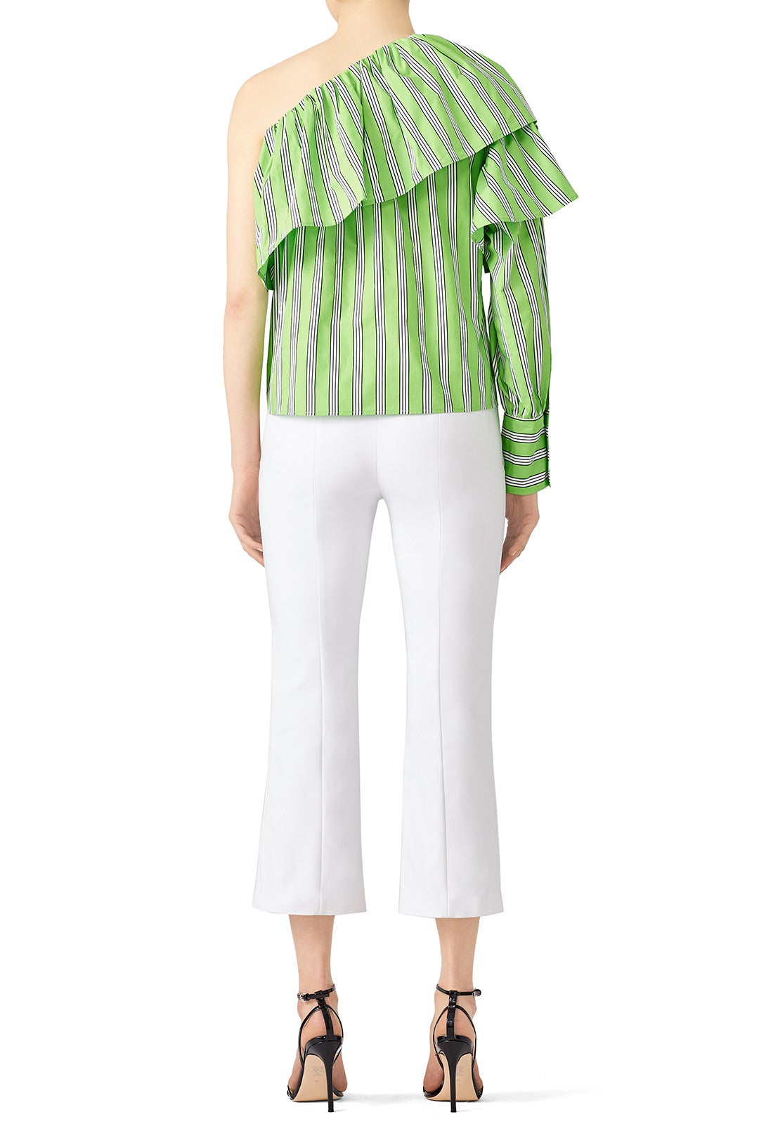 Green Stripe Top by MSGM 1