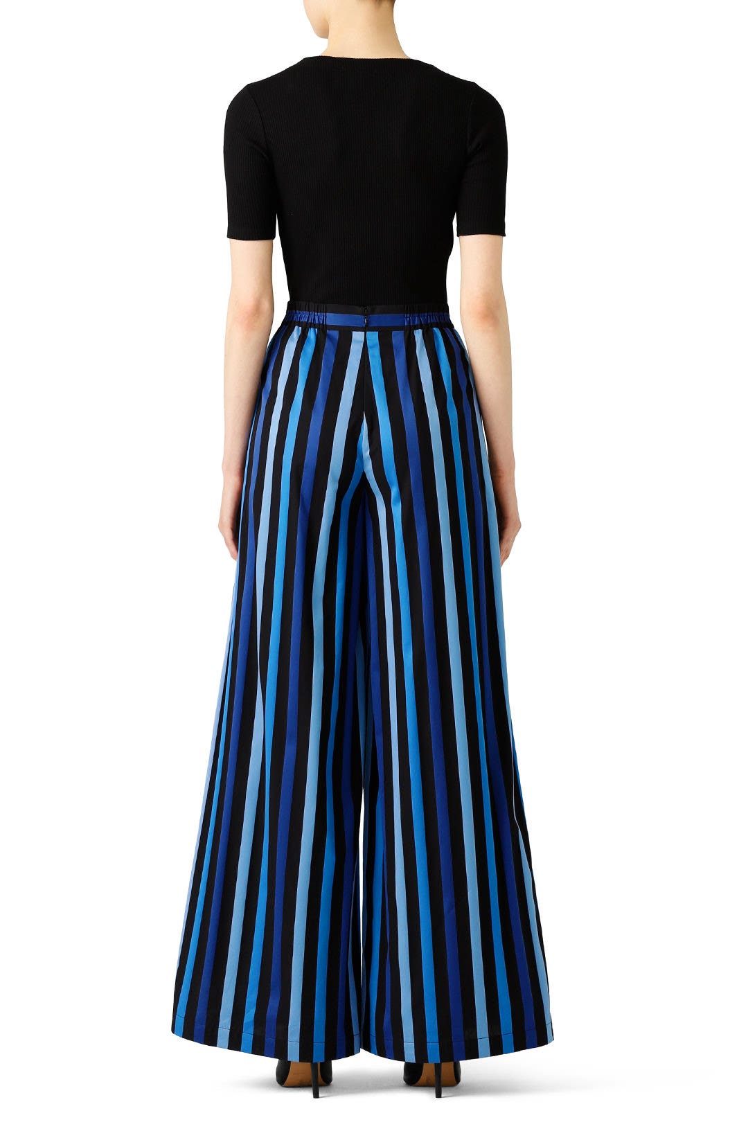 Blue Stripe Palazzo Pant by Osman 1