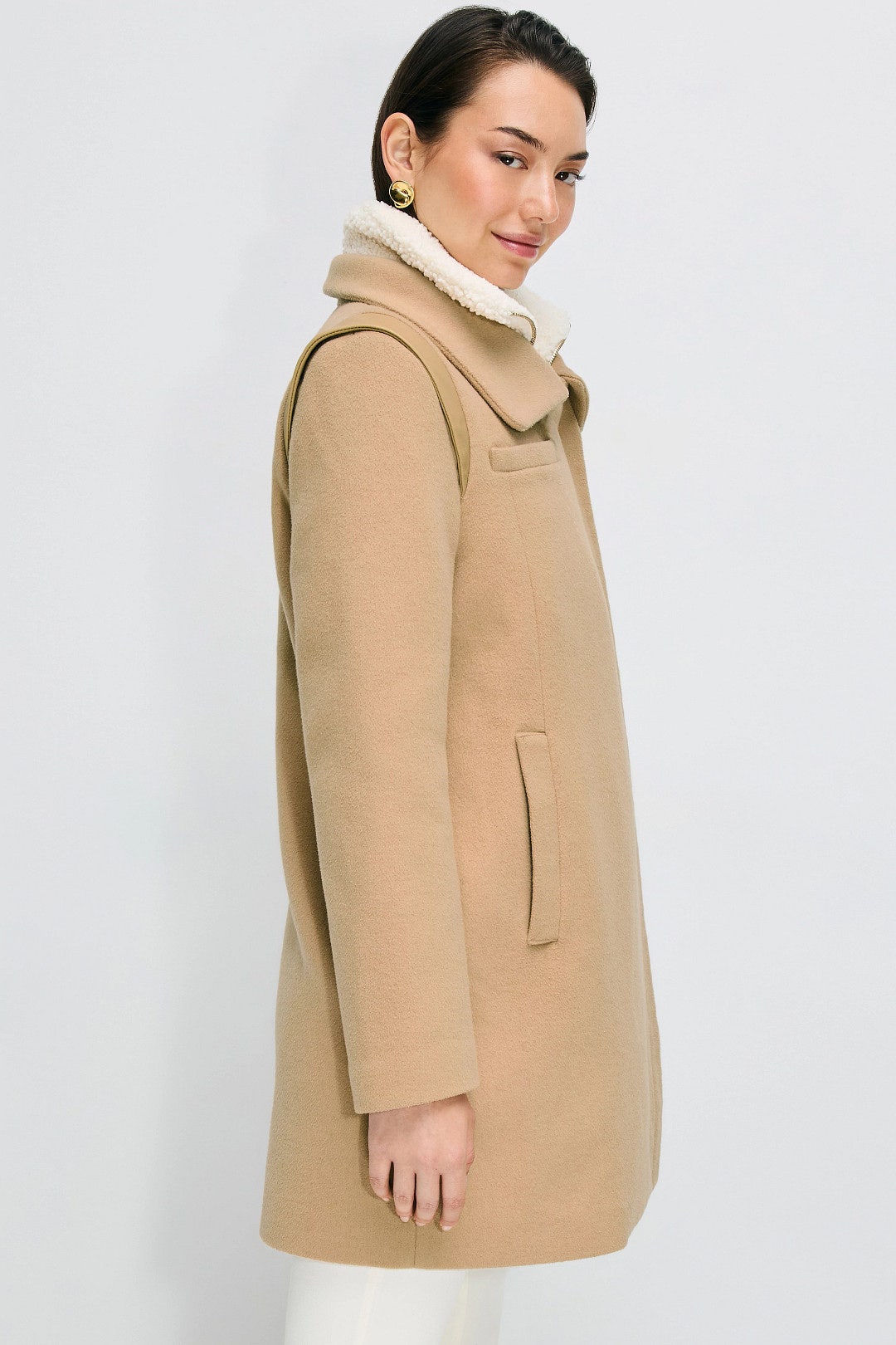 Kiana Collared Wool Coat by SOIA & KYO 1