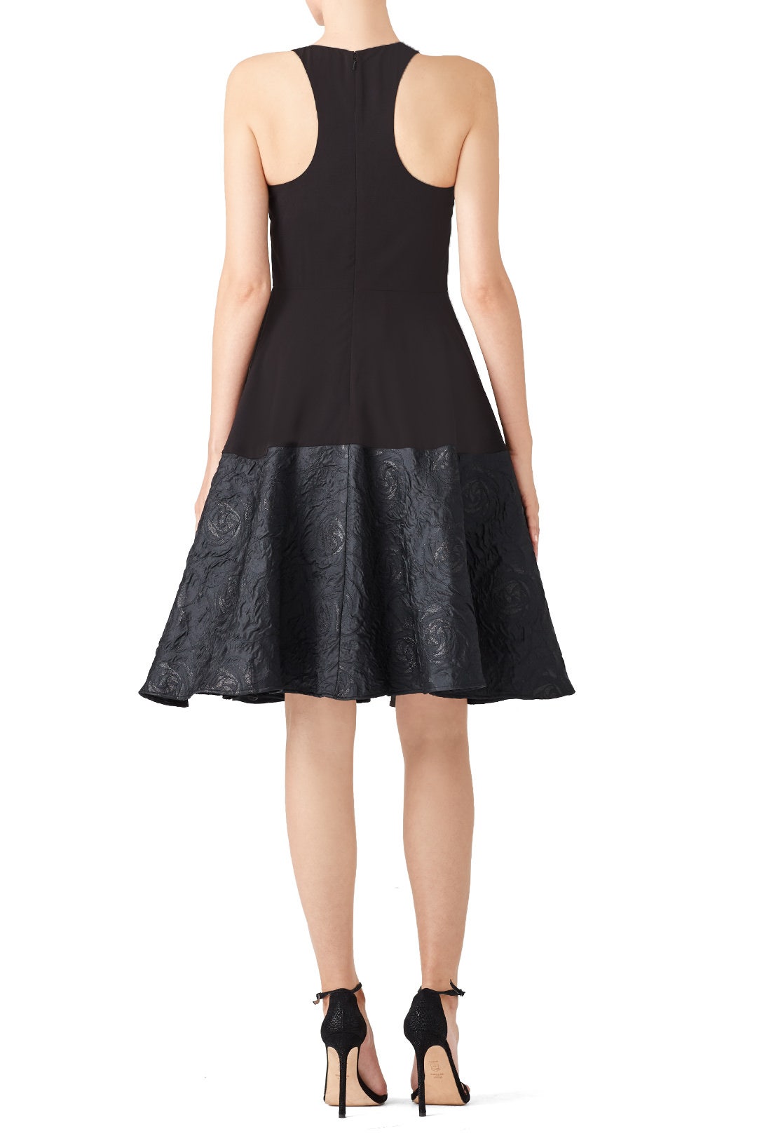 Black Sparkle Hem Dress by Slate & Willow 2