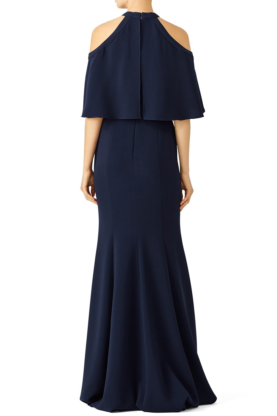 Navy Kayla Gown by Carmen Marc Valvo 2