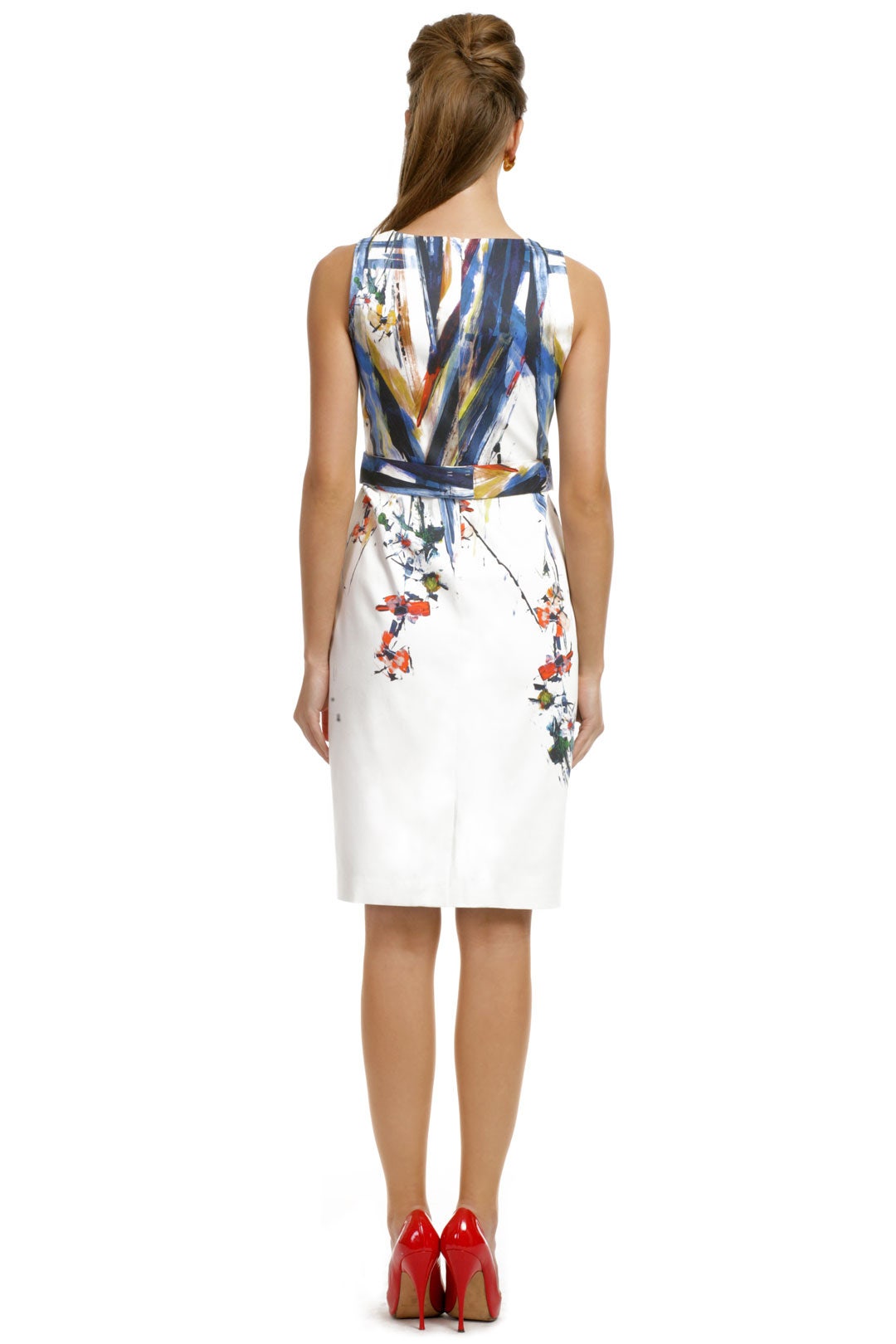Colorful Canvas Sheath by Elie Tahari 2
